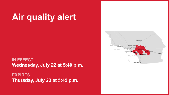 Ozone pollution alert in place for Orange County Thursday – Orange County Register
