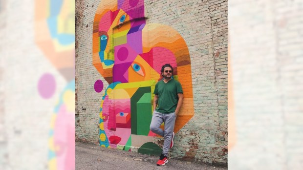 Leonardo Moleiro of Pasadena is one of more than 20 Los Angeles-based artists donating work to "Art for Valenzuela," a benefit exhibition and art sale from 5 to 8 p.m. Sunday, July 12, in Los Angeles. The event will raise money to help children affected by the two deadly earthquakes that devastated Venezuela on June 24. (Photo courtesy of Leonardo Moleiro)