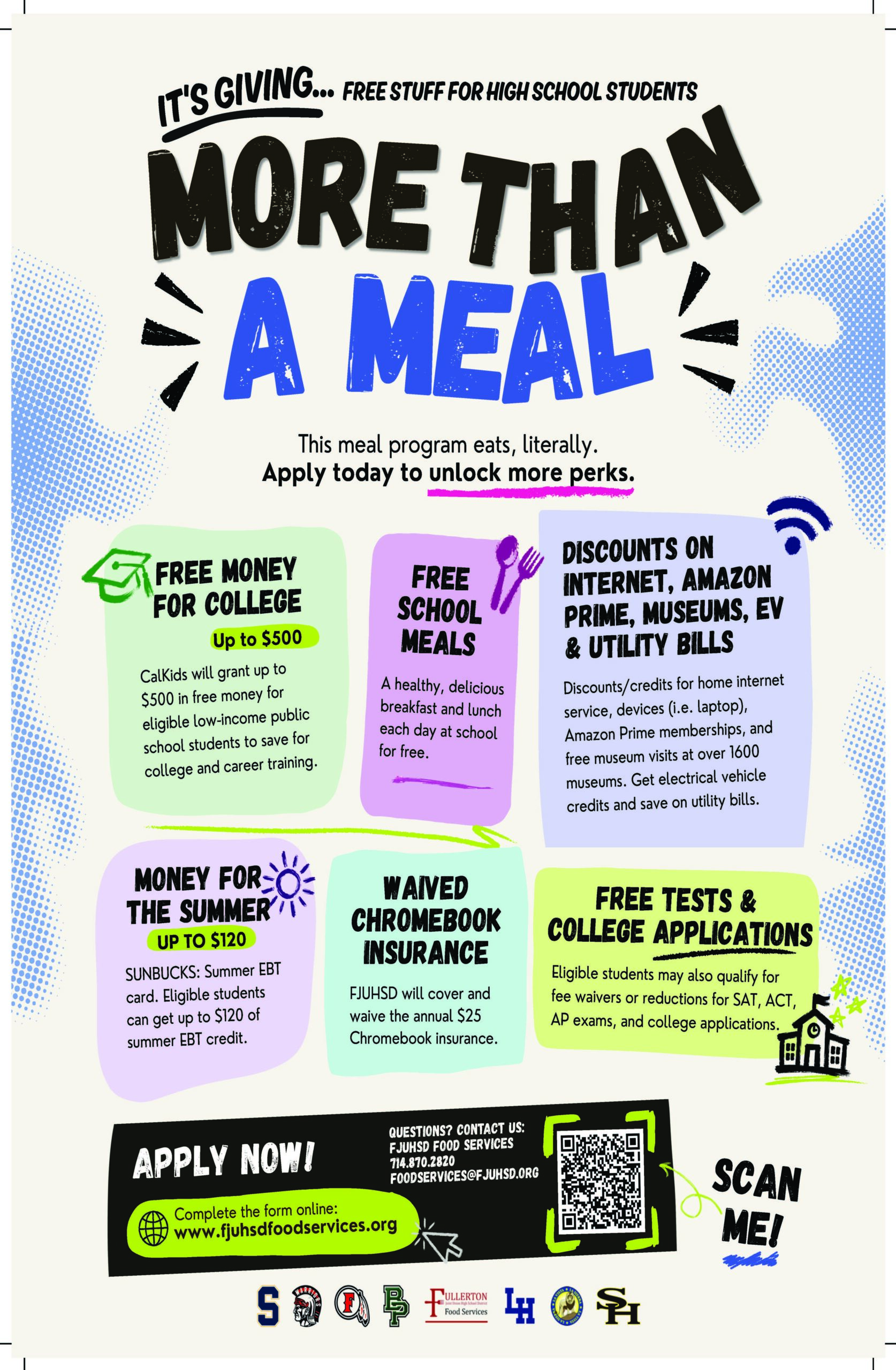 2026 FJUHSD More than a Meal campaign