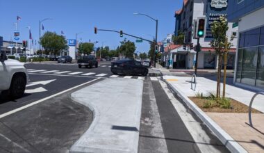 Eyes on the Street: Sneak Peek at El Cerrito's San Pablo Ave. Bike Lanes