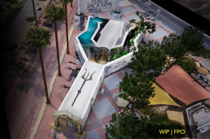 Disney Television Entertainment's Percy Jackson Comic Con 2026 activation schematic