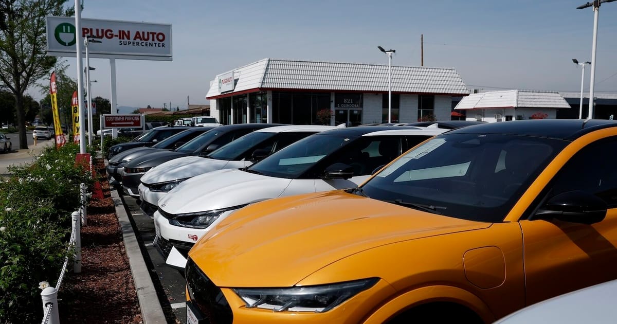 California to offer a novel $3,500 rebate for…