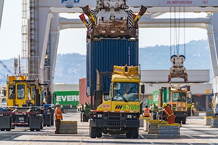 Port of Long Beach Cargo Up at Year’s Midpoint