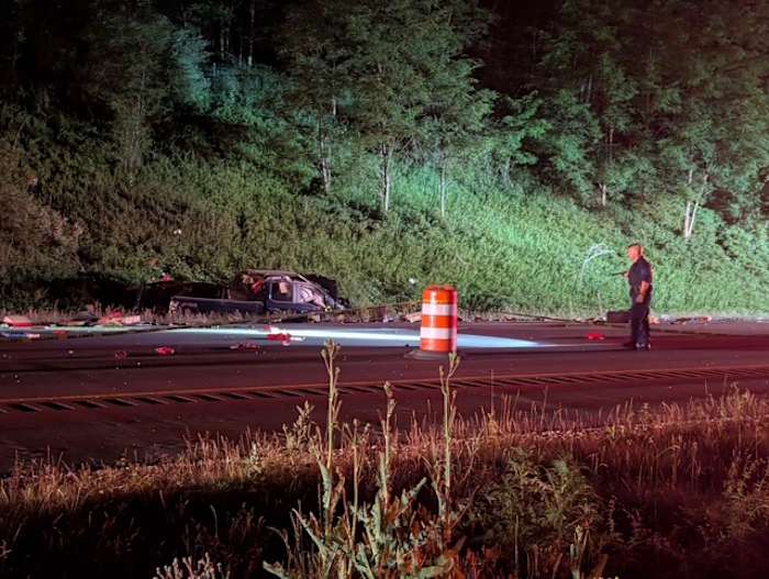 4 dead after I-75 crash near Grange Hall Road in northern Oakland County