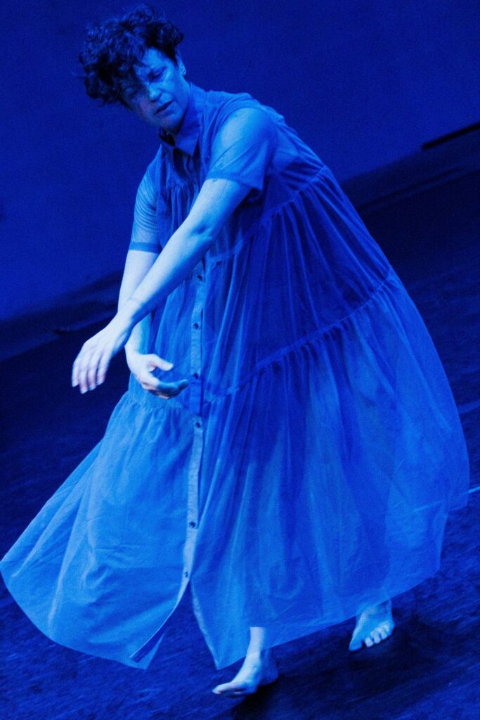Dance Band: On the Verge - alexx shilling in "Cloud State: Solo Study, Choreography by shilling - Photo by Daniel Stamm.