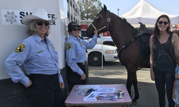 The Ramona Sheriff's Mounted Patrol is expected to introduce the community to its horseback law enforcement operations on July 30. (Courtesy San Diego County Sheriff's Office)