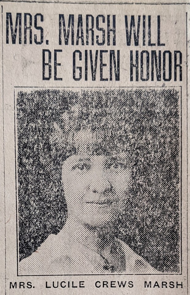 This photo of Lucile Crews Marsh ran in the Redlands Daily Facts July 10, 1926, six days before her prize-winning symphonic poem was performed at the Hollywood Bowl. (Redlands Daily Facts)