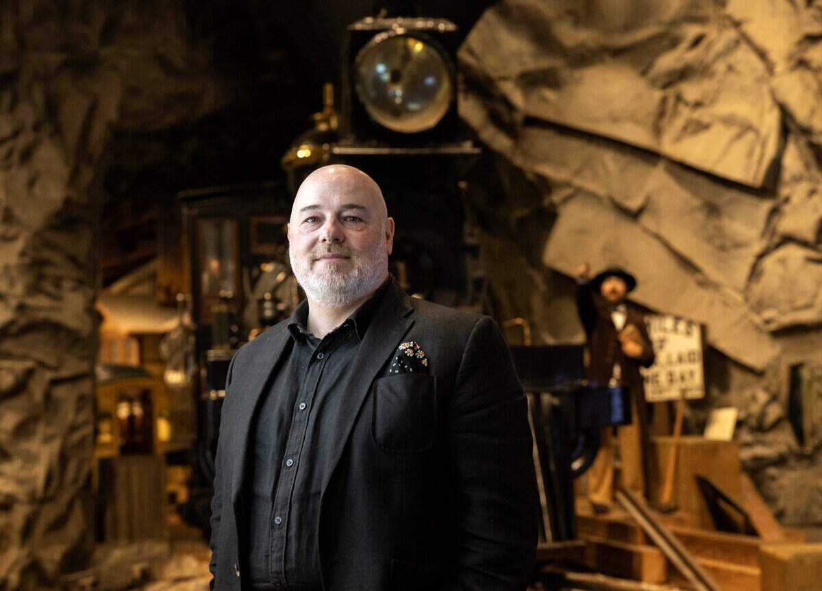 Ty Smith poses for a portrait at the California State Railroad Museum in Sacramento on Wednesday, May 26, 2026.