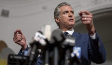 Court texts suggest Border Patrol targeted Newsom rally