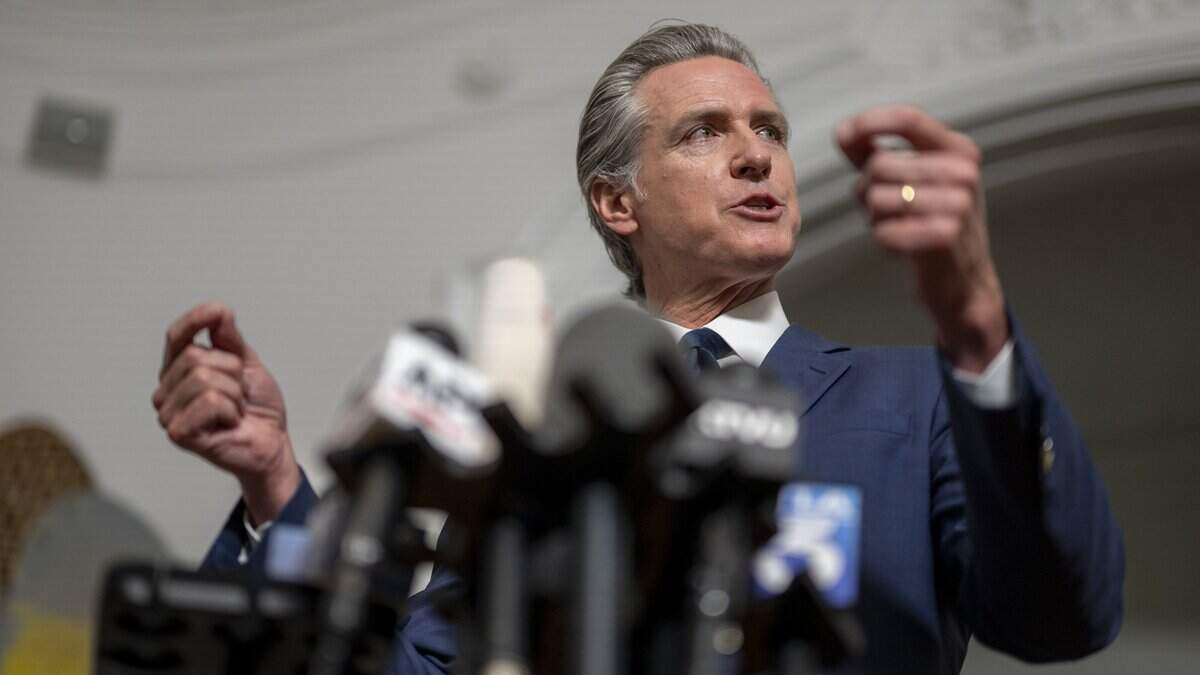 Court texts suggest Border Patrol targeted Newsom rally