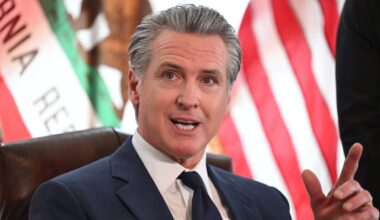 Newsom pushes party to demand the fight after Platner