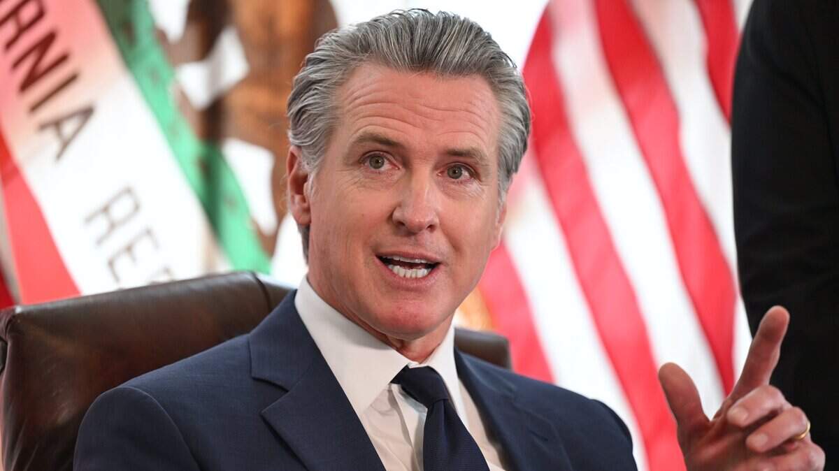 Newsom pushes party to demand the fight after Platner