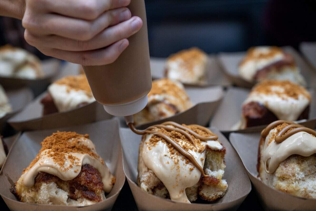 Cinnamon Rolls are seen during the California State Fair media day on Cal Expo in Sacramento on Wednesday, July 15, 2026.