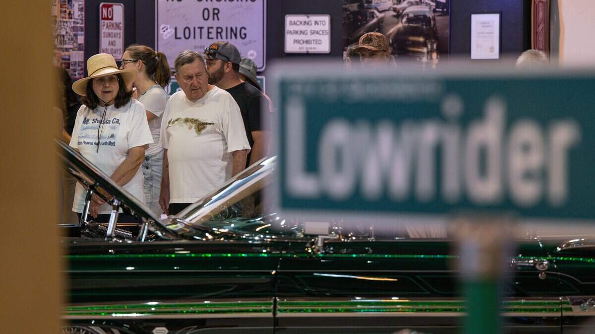 Lowrider exhibit at the California State Fair