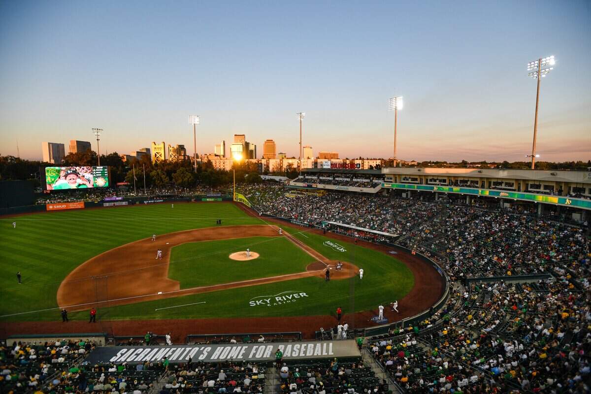 The Athletics take on the Washington Nationals at Sutter Health Park in West Sacramento on Friday, July 17. The Nationals defeated the Athletics 23-4, and the Athletics fell to a 10 game losing streak.