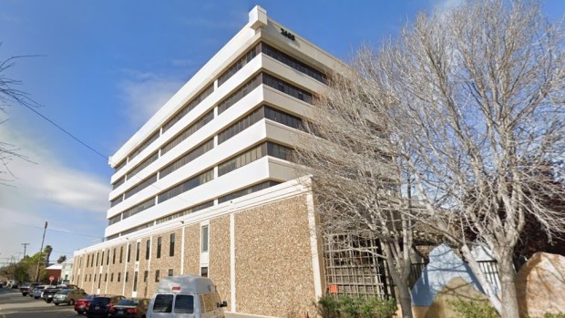 Former site of Fantasy Studios at 2600 10th Street in Berkeley, as seen in March 2025. An office building that is part of the property is also visible.(Google Maps)
