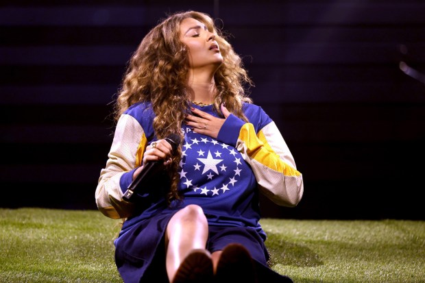 Tory Kelly performs during a Christian music concert at Oakland Arena in Oakland, Calif., on Tuesday, July 14, 2026. (Ray Chavez/Bay Area News Group)