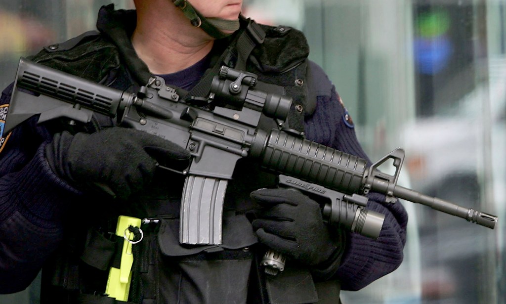 What happens after SJPD assistant chief's weapon was stolen?
