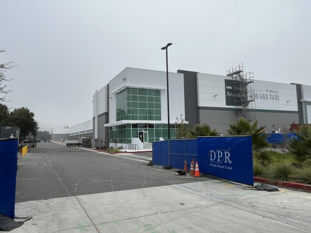 Data center, research, and industrial building at 5853 Rue Ferrari in south San Jose, seen on Dec. 10, 2025.(George Avalos/Bay Area News Group)