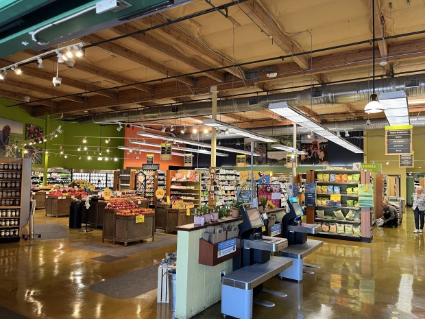 A shopper is visible inside Silver Creek Community Market at 5667 Silver Creek Valley Road in southeast San Jose, seen on July 27, 2026.(George Avalos/Bay Area News Group)