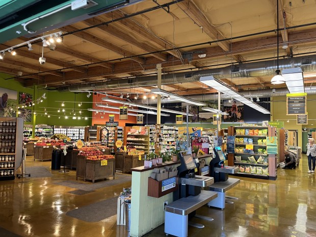 A shopper is visible inside Silver Creek Community Market at 5667 Silver Creek Valley Road in southeast San Jose, seen on July 27, 2026.(George Avalos/Bay Area News Group)