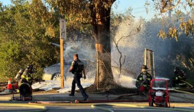 Driver killed in fiery collision in San Mateo