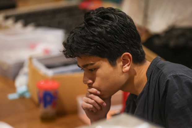 Zane Chattra, of Washington, works on The Tech Topple: The Great Adventure at The Tech Interactive in San Jose, Calif., on Thursday, July 16, 2026. (Shae Hammond/Bay Area News Group)