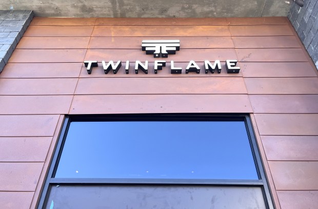 The restaurant Twinflame opened in July 2026 serving Japanese-style hamburger steak with rice and egg and various condiments in Oakland, Calif. (John Metcalfe/Bay Area News Group)