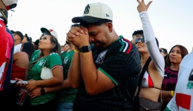Photos: Mexico versus England watch parties in downtown San Jose