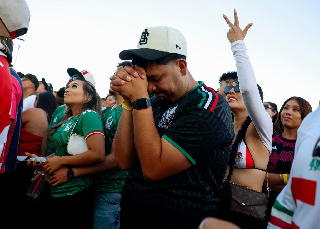 Photos: Mexico versus England watch parties in downtown San Jose