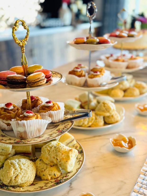 Macarons, scones and other baked delicacies are among the treats on offer at a Lovely Tea Parties event run by Paula Liebner, owner and event planner behind the business, which is considered a micro-enterprise home kitchen operation, or MEHKO. (Photo courtesy of Paula Liebner)