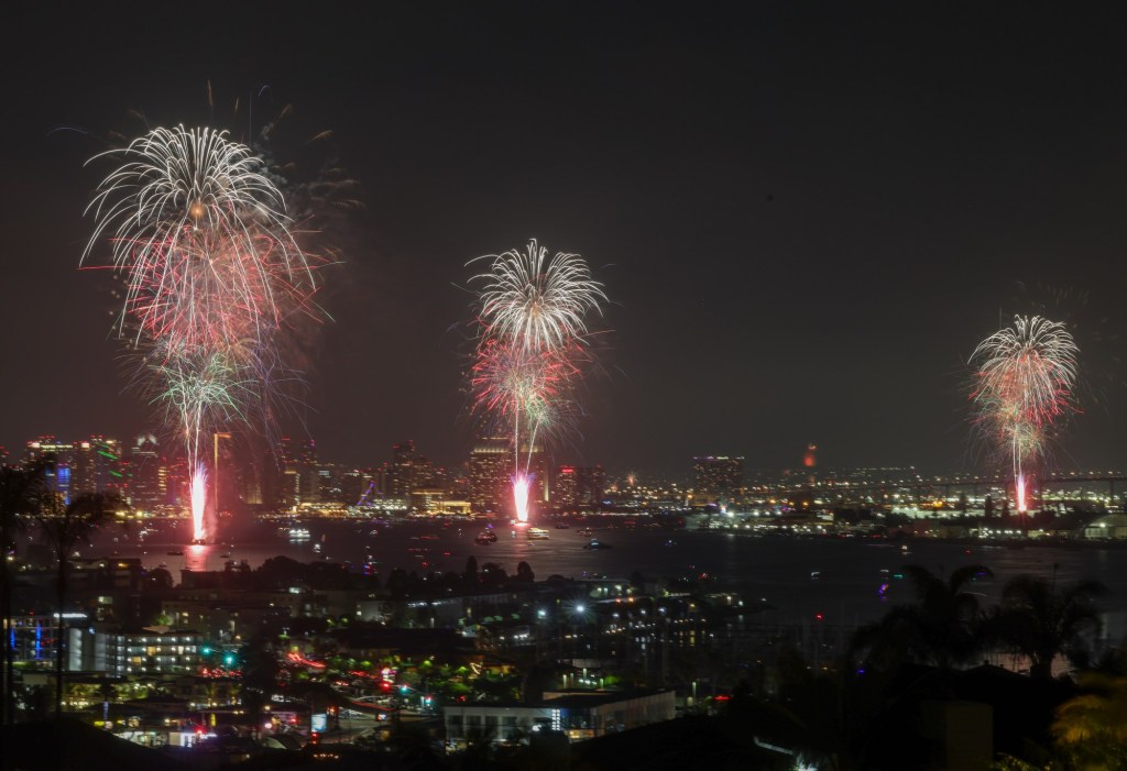 Saturday night’s fireworks show likely to occur beneath marine layer in San Diego County – San Diego Union-Tribune