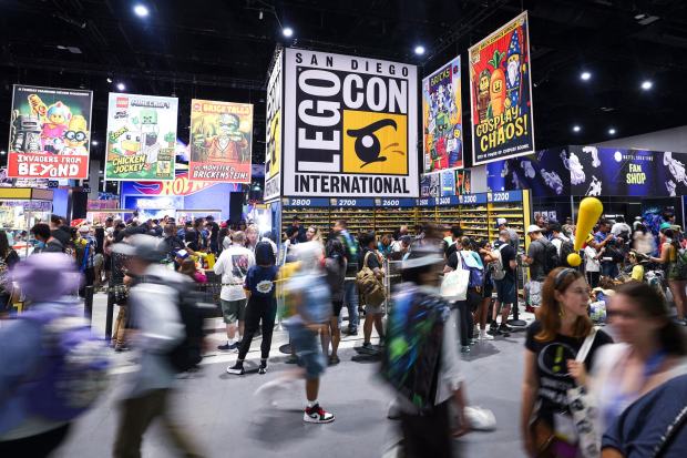 Thousands wander the exhibit hall during day 3 of the 2025 Comic-Con International convention at the San Diego Convention Center on Saturday, July 26, 2025 in San Diego, CA. (Meg McLaughlin / The San Diego Union-Tribune)