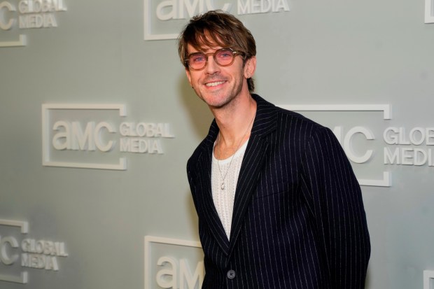 Dan Stevens attends the AMC Global Media Upfront at Spring Studios on Wednesday, April 29, 2026, in New York. (Photo by Charles Sykes/Invision/AP)