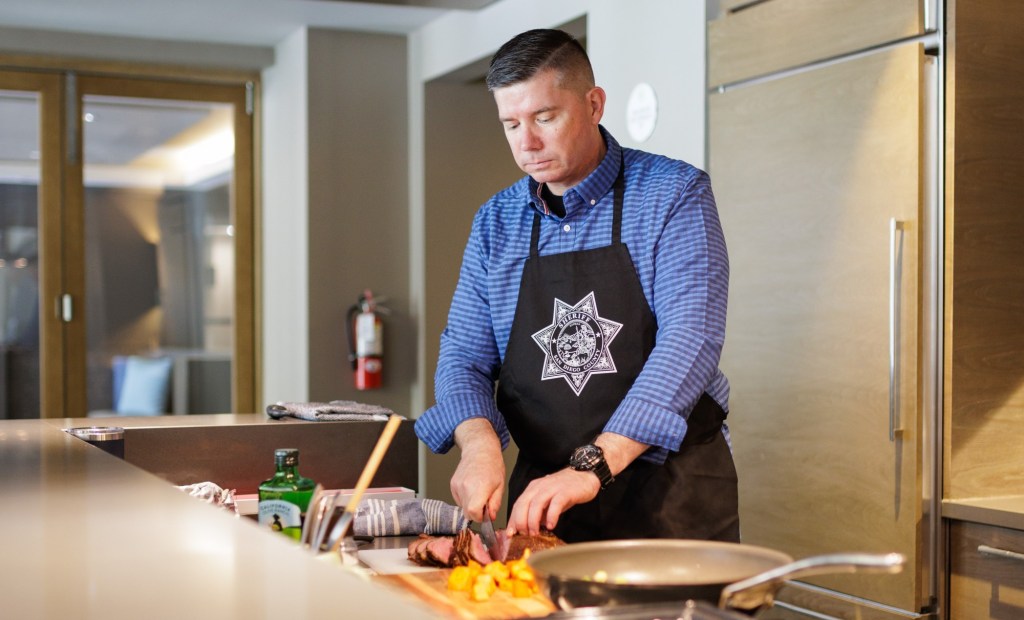 Longtime chef turned deputy shares cooking tips