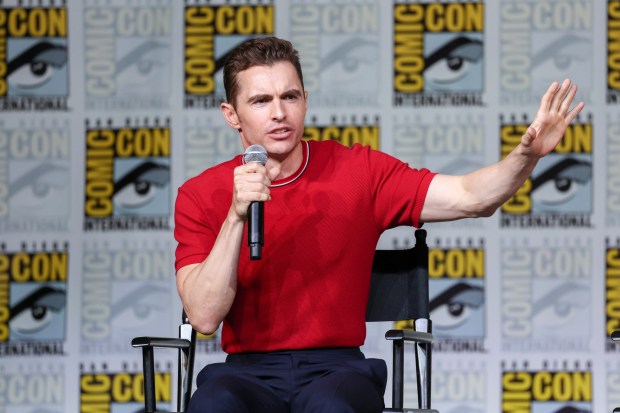 Dave Franco speaks onstage during DreamWorks Animation's "Forgotten Island" panel At San Diego Comic Con on July 24, 2026 in San Diego, California. (Photo by Phillip Faraone/Getty Images for DreamWorks Animation)
