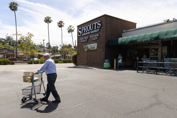Sprouts Farmers Market in La Mesa carries the hallmarks of the chain's roots as a farm stand. Now the large chain has stores across the U.S. (Luke Johnson / The San Diego Union-Tribune)