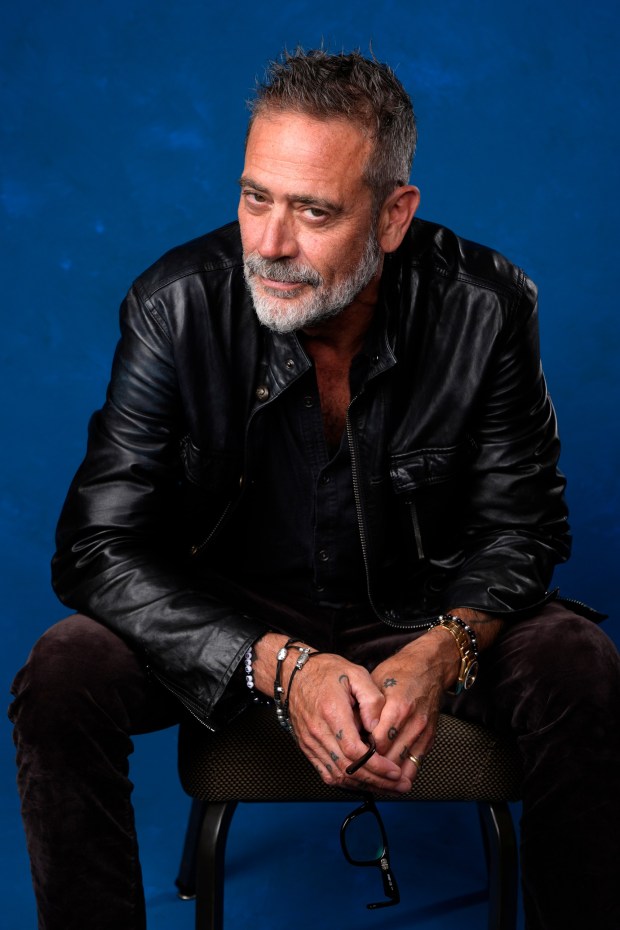 Jeffrey Dean Morgan poses for a portrait to promote "The Walking Dead: Dead City" during Comic-Con International on Friday, July 26, 2024, in San Diego. (AP Photo/Chris Pizzello)