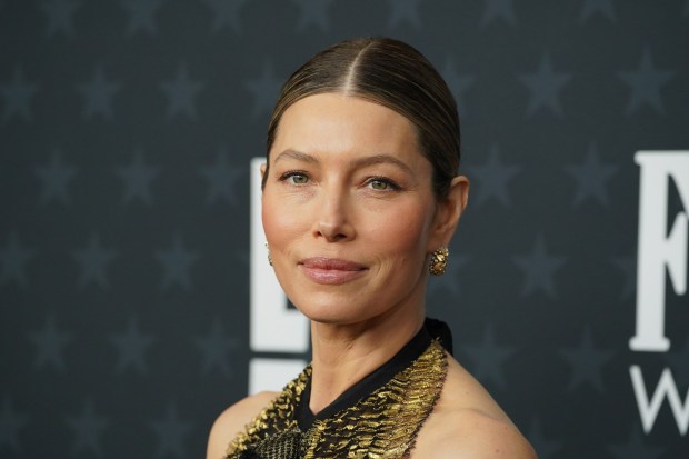 Jessica Biel arrives at the 31st Annual Critics Choice Awards. She'll join the cast of "Matchbox The Movie" for a panel at Comic-Con. (Jordan Strauss/Invision/AP)