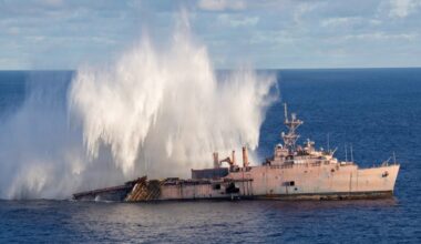 Retired warship that long called San Diego home is sunk during live-fire exercise near Guam – San Diego Union-Tribune