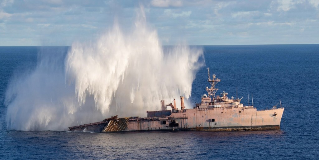 Retired warship that long called San Diego home is sunk during live-fire exercise near Guam – San Diego Union-Tribune