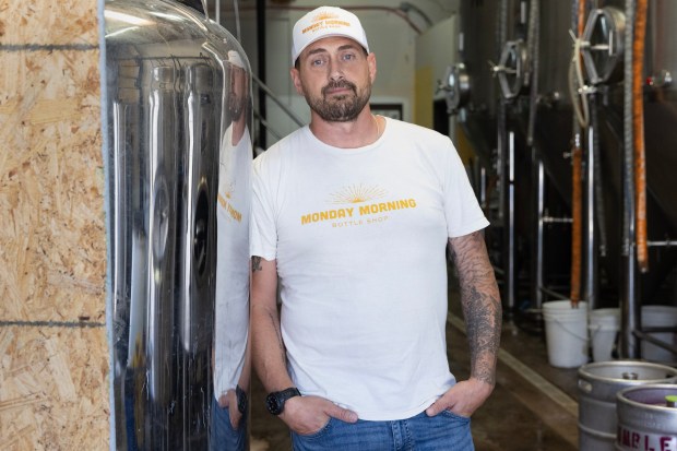San Marcos, CA - Zane Curtis, CEO and founder of Monday Morning Lab, at his new San Marcos production facility on Friday, June 26, 2026, in San Marcos, CA. (Luke Johnson / The San Diego Union-Tribune)