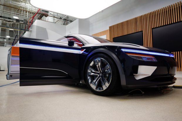 A closer look at Qualcomm's car on Friday, April 3, 2026 in San Diego, California. (Meg McLaughlin / The San Diego Union-Tribune)