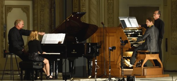 Duo MusArt, formed by Raúl Prieto Ramírez and María Teresa Sierra, is among the lineup of performers at this year's San Diego International Summer Organ Festival. (Robert E. Lang)