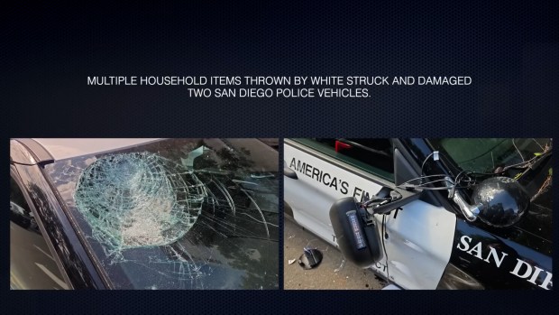 Image from footage San Diego police released Wednesday from a June 23 standoff at a downtown apartment building. Officers fatally shot 32-year-old Josue White, who police said was armed with a large knife. (San Diego Police Department)