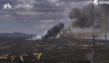Evacuations ordered, I-8 shutdown near Campo due to spreading brush fire