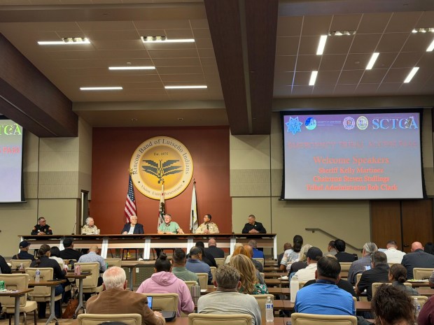 The Rincon Band of Luiseño Indians hosted its inaugural Emergency Tribal Access Pass Training on June 30 at the Rincon Government Center. (Sydney Brammer/The San Diego Union-Tribune)