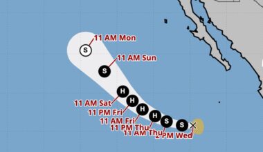 Tropical Storm Elida might send big surf to San Diego County – San Diego Union-Tribune