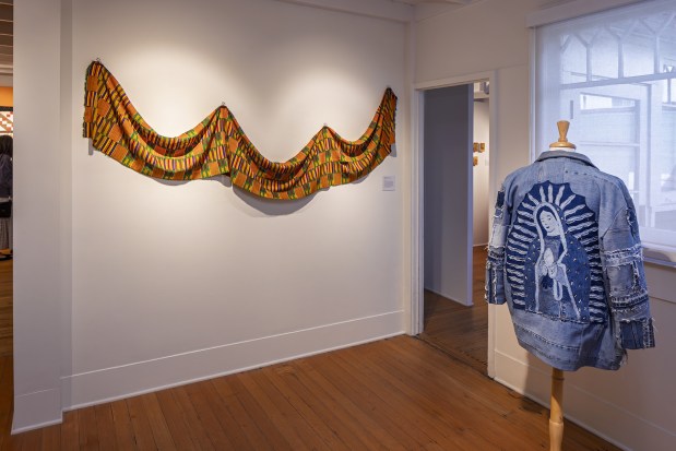 "Stories in Cloth: Communicating Through Textiles," now on view through Sept. 6 at the La Jolla Historical Society's Wisteria Cottage Gallery, is a partnership between Visions Museum of Textile Art and La Jolla Historical Society. (Pablo Mason)
