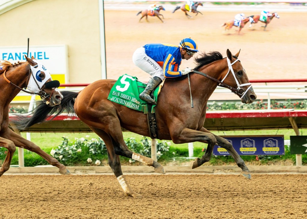 Journalism overcomes rough start, wins San Diego Handicap on Day 2 at Del Mar
